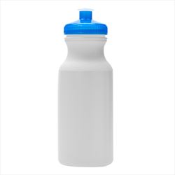 White with Blue